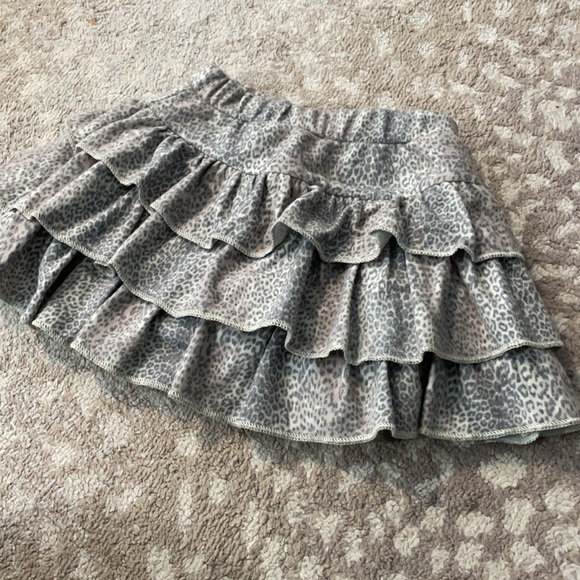 Chaser Girls leopard print ruffle skort with matching tee - Picture 7 of 8